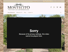 Tablet Screenshot of montecitocare.com